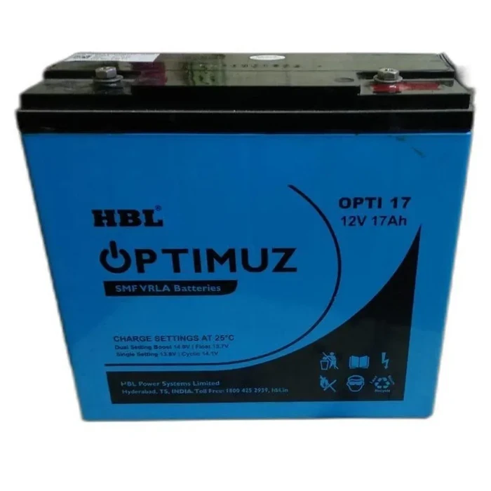 HBL OPTIMUZ (OPTI) Sealed Maintenance-Free (SMF / VRLA) Battery Range | 17Ah to 200Ah 12V AGM Deep Discharge Standby & UPS Power