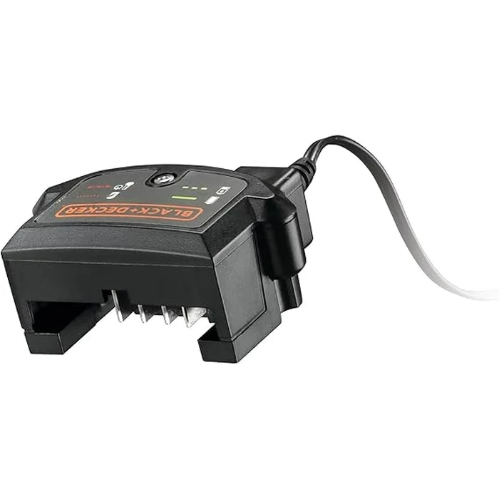 BLACK+DECKER 1A Fast Lithium-Ion Battery Charger (14.4V & 18V) | Compact Intelligent LED Diagnostic Dock for POWERCONNECT Tools | BDC1A-GB