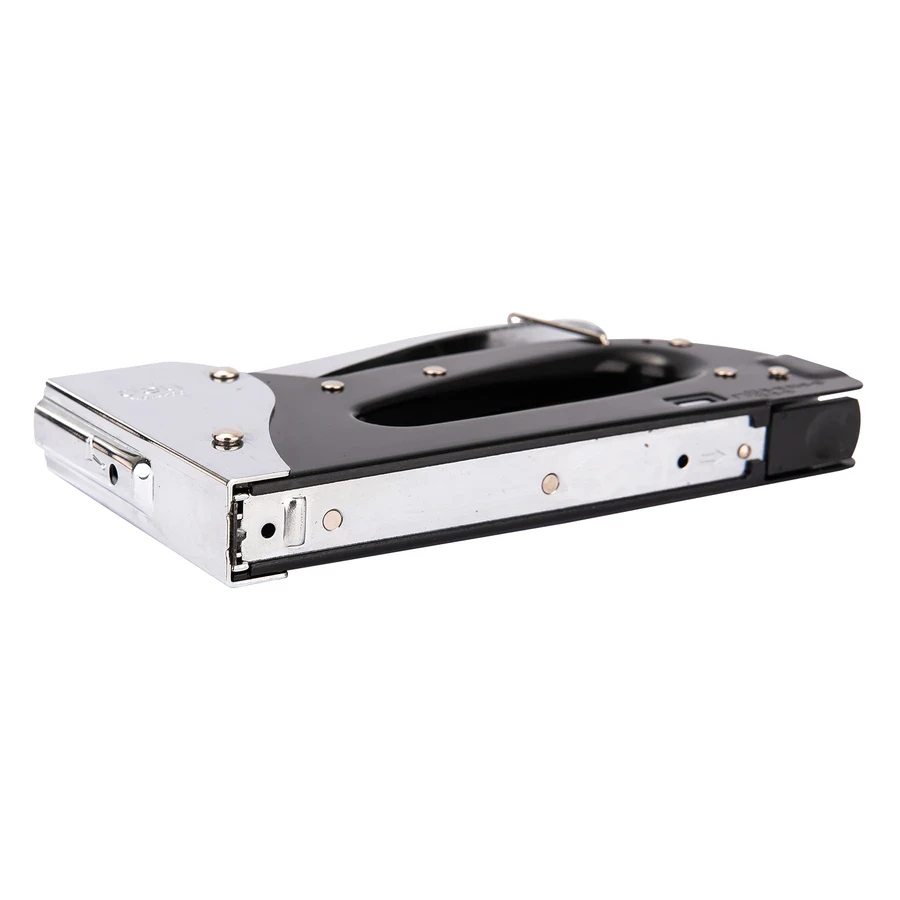 Deli Heavy-Duty Metal Gun Tacker (10mm Max Depth) | All-Metal Steel Body Manual Staple Gun with Safe Lock | E4600