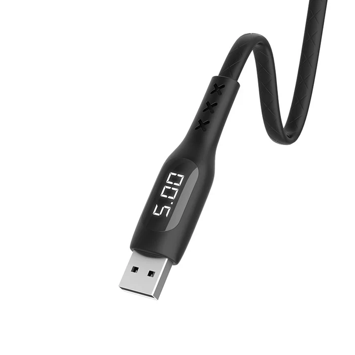 HOCO Sentinel Charging Cable | Type-C Connectivity Logic | 3A High-Fidelity Power Matrix | Timing Display | S6