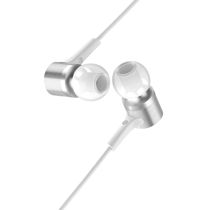 HOCO Pure Music Wired Earphones with Mic | 8mm Driver | Sliding Volume Control | Black, White Finish | M54