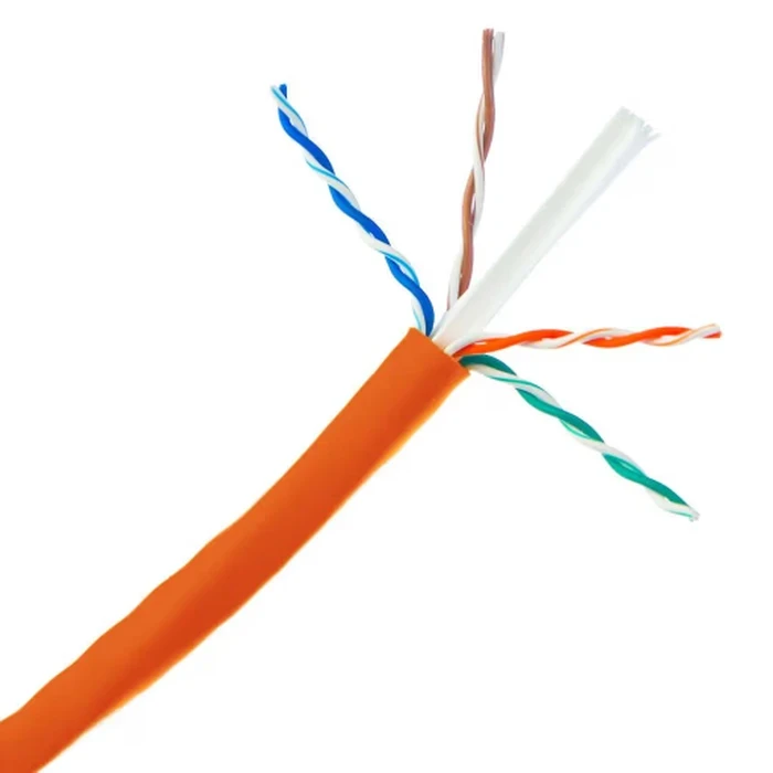 UNV Cat6 UTP 24 AWG Solid Bare Copper Indoor Bulk Cable Roll (305 Meters) with HDPE Insulation | CAB-LC3100B-E2-IN