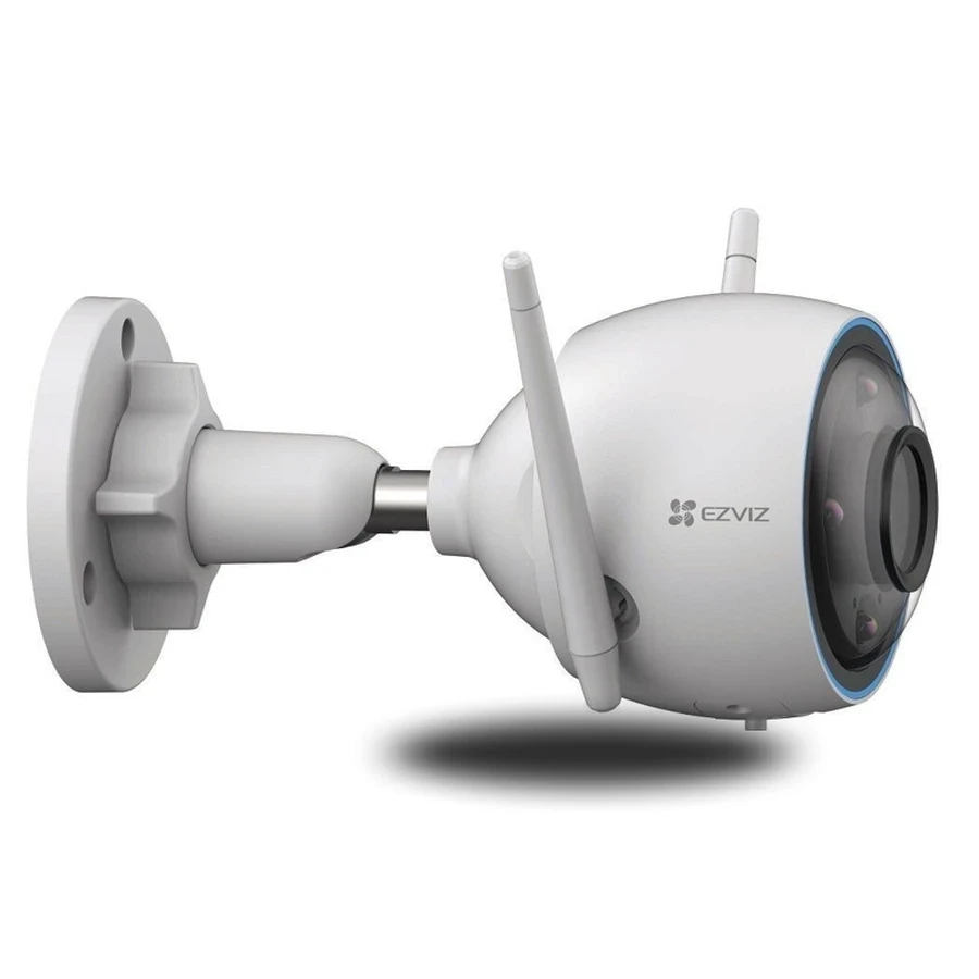EZVIZ H3 2K Outdoor Wi-Fi Security Camera | IP67 Aluminum Body with AI Human & Vehicle Detection, 30m Color Night Vision, Strobe Siren & 512GB Support | CS-H3-R100-1H3WKFL