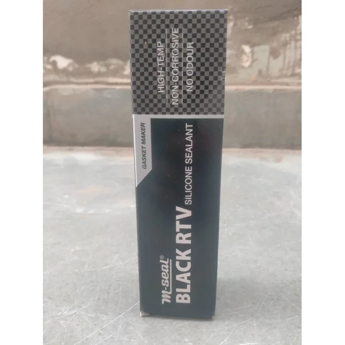 Pidilite M-Seal RTV Black Neutral-Cure Silicone Gasket Maker & Sealant | 25 Gm Tube