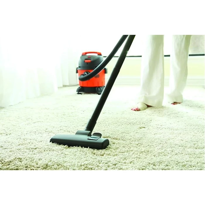 BLACK+DECKER 20-Litre Heavy-Duty Wet & Dry Canister Vacuum Cleaner with Blower Function | High-Suction Cartridge Filter & Multi-Surface Wheels | WDBD20-B5