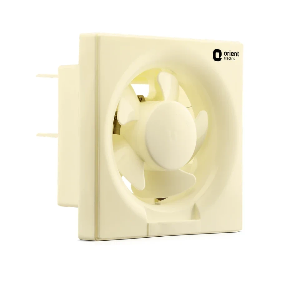 Orient Ventilator RX 250mm Exhaust Fan | 40W High-Performance Motor | 220-240V | 38cm Square Frame | White/Black/Ivory
