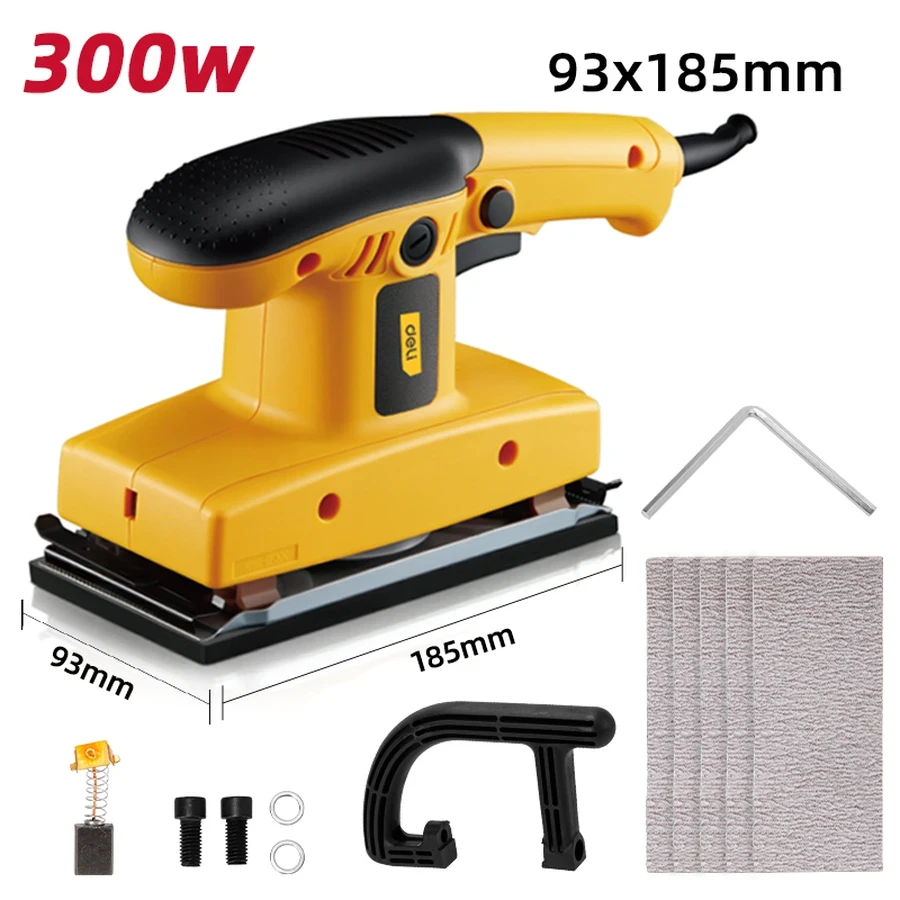 Deli 1600W 1/2" (12mm) Professional Electric Plunge Wood Router (23,000 RPM) | Heavy-Duty Precision Depth Control with Transparent Dust Cover (Yellow) | EDL-MX12-E1