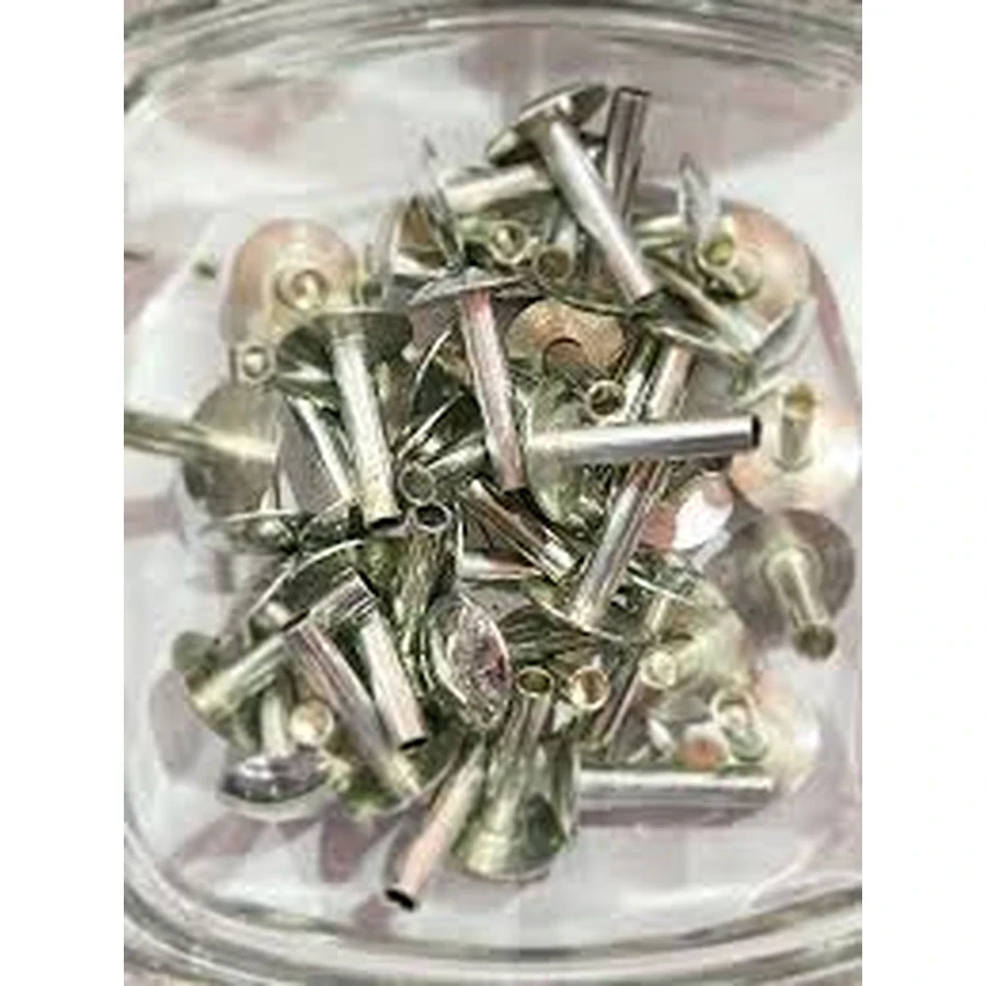 Industrial Aluminum Gun Rivets | High-Strength Blind Pop Rivets | Multi-Size Fasteners for Aluminum Partitions, Metal Ducting, and Vehicle Body Fabrication