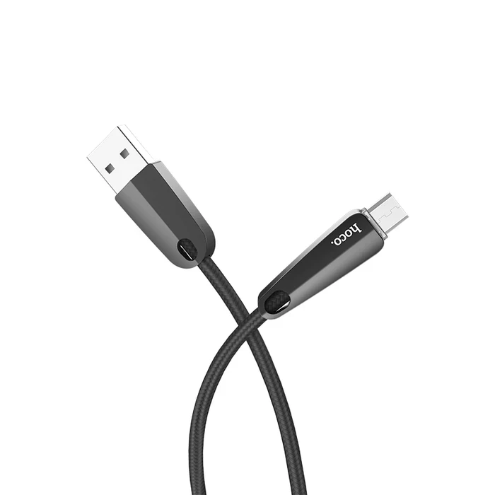 HOCO Space Shuttle Smart Power Off Cable | Intelligent LED Status Matrix | Zinc Alloy Zinc-Shield | U35