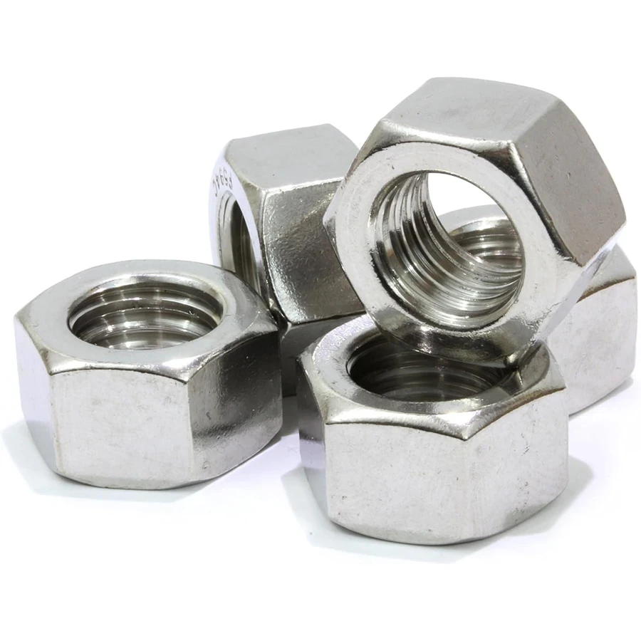 Mild Steel (MS) Hexagonal Nuts | Traditional 1 Line to 6 Line Sizes | Ductile Low-Carbon Steel Fasteners for Local Fabrication and Ironwork