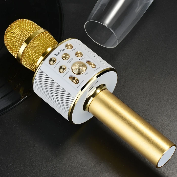 Hoco Cool Sound KTV Microphone | Wireless V4.2 Connectivity | 1800mAh Power Logic | Black BK3
