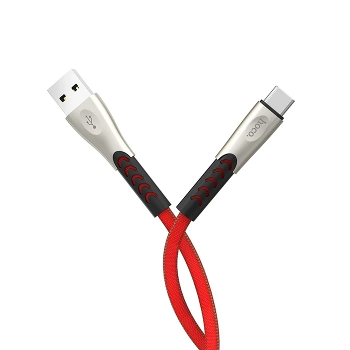 HOCO Superior Speed Charging Data Cable | Type-C High-Fidelity Connectivity Logic | 2.4A Power Matrix | U48