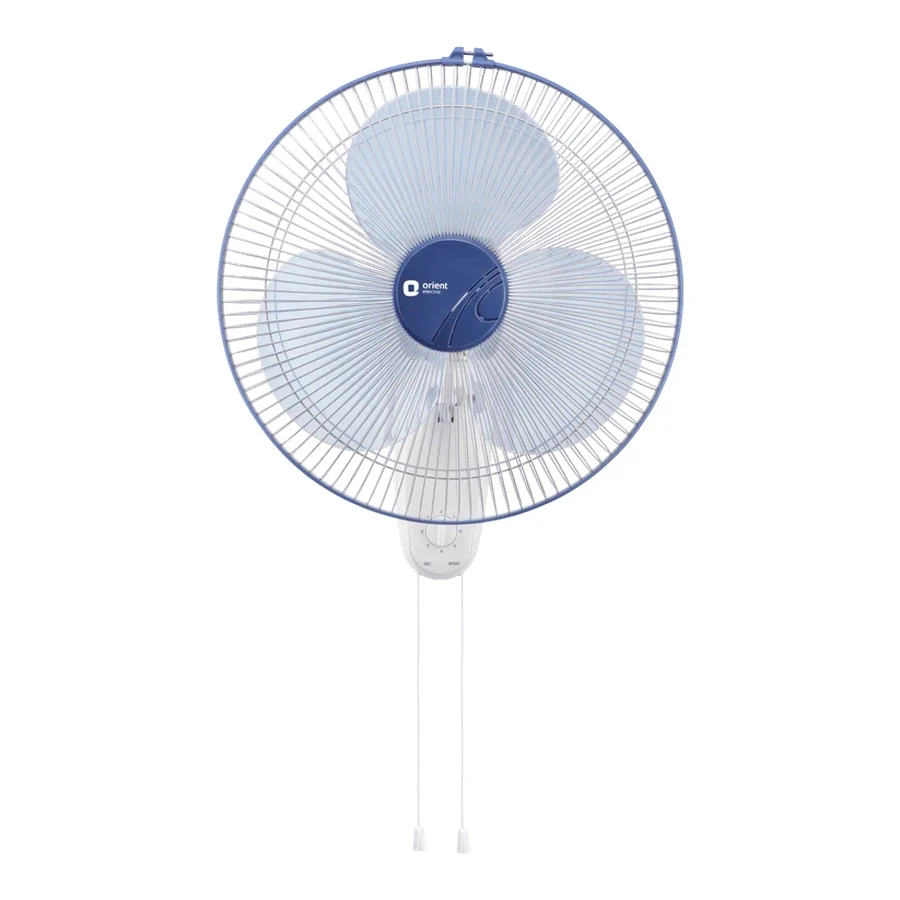 Orient Wall-44 Wall Fan 400mm | 58W | 1330 RPM | 84 CMM Air Delivery | Azure Blue