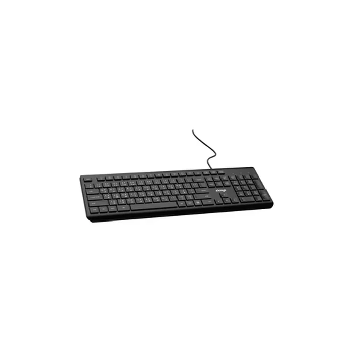 Ziasys Slim Water Spill Resistant 106-Key Wired USB Desktop Keyboard with Multimedia Keys (English & Nepali Layout Options) | Ziasys Z-700(E) / Z-700(N)