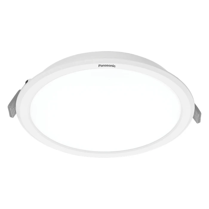 Panasonic LED IC Round Recessed Downlight Series (6W / 12W / 18W) | 3.71kV Surge Protection, 25,000H Life & Eye-Safe Driver in Warm, Natural & Cool White
