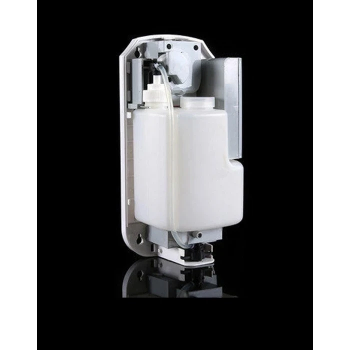 TOYO 1000ml Automatic Touchless Sanitizer Dispenser | Induction Infrared Sensor 1 to 3 ml Adjustable Output | Hybrid AC & DC Power Framework Virgin ABS White | TOYO-1505