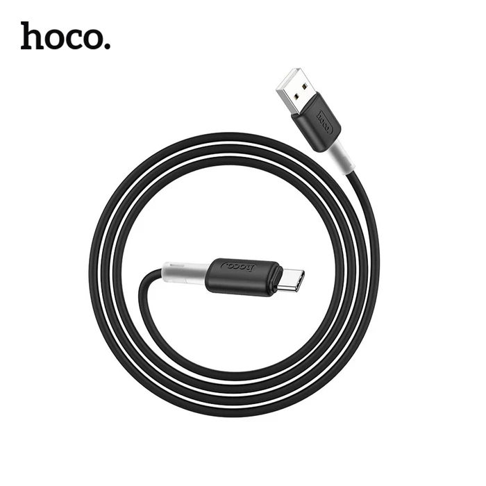 HOCO Soft Silicone Charging Cable | Type-C High-Fidelity Connectivity Logic | 3.0A Power Matrix | X48