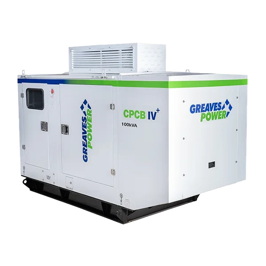 Greaves Prime Diesel Generator | 40 kVA to 100 kVA | Three Phase | Stamford Alternator | Acoustic Enclosure