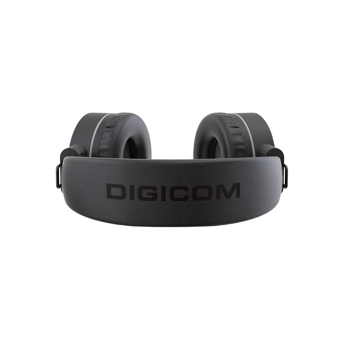Digicom K9 Bluetooth Stereo Headphones | 20-Hour Playback Logic | Foldable Travel Design | Wired & Wireless Hybrid | Microphone | Blue & Black