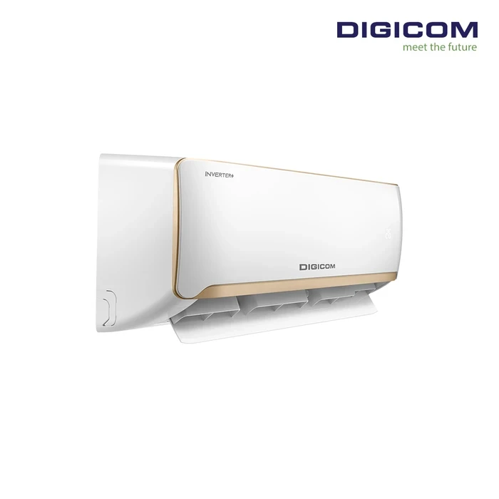Digicom 1.0 Ton / 1.5 Ton / 2.0 Ton Inverter+ Split Air Conditioner | Copper Condenser Cooling & Heating | Health Mode Air Purification LED Display Low Noise | R401A