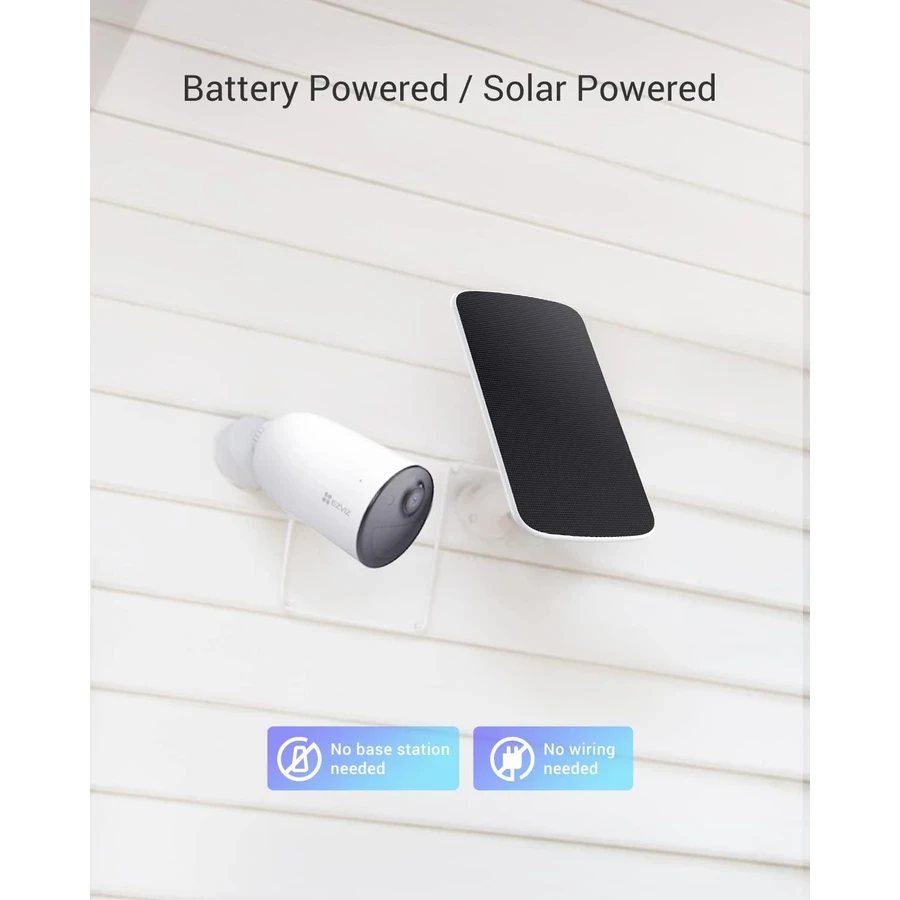 EZVIZ CB3 1080P Wire-Free Outdoor Camera - 5200mAh Battery, Smart AI Detection, Color Night Vision, H.265 (CS-CB3)