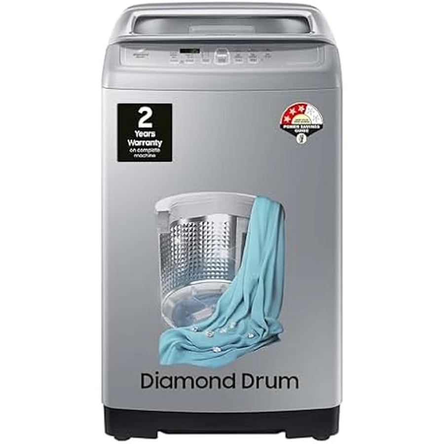 Panasonic 7.0 Kg Front Panel Top Load Washing Machine | Fully Automatic Inox Grey Washer with 2-Year Warranty & 10-Year Motor Warranty | NA-F70C2CNP