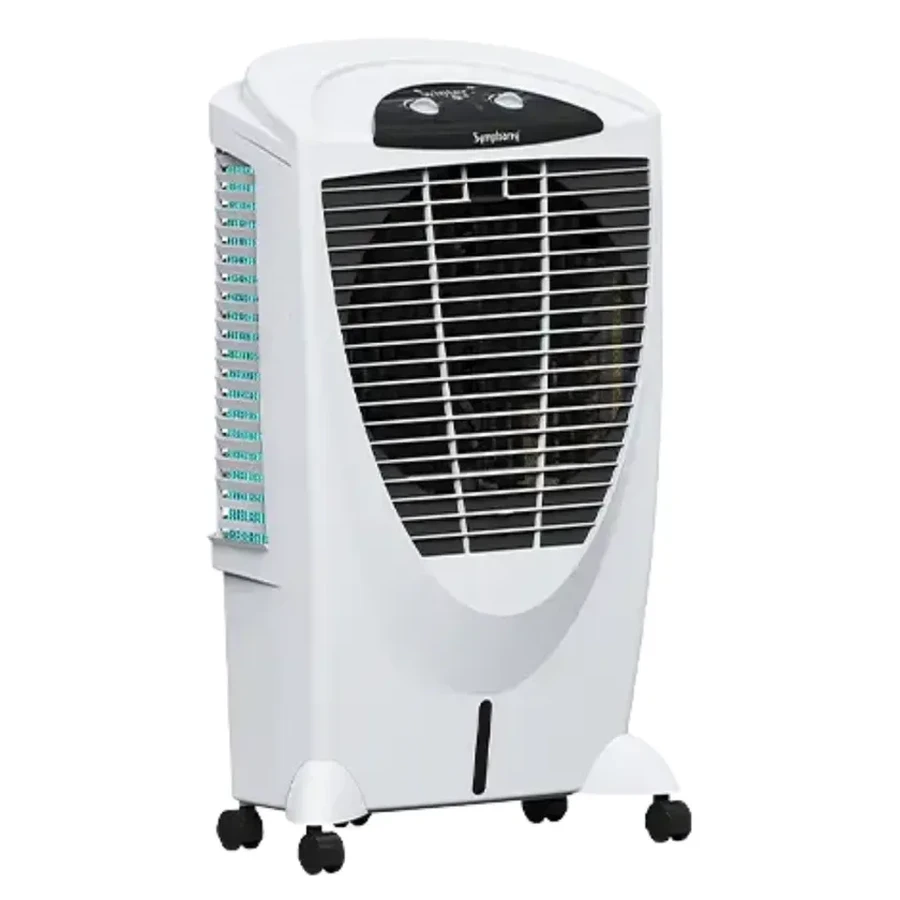 Symphony Winter XL Desert Air Cooler | 56L Large Tank | 4-Side Honeycomb Pads | 190W Low Power