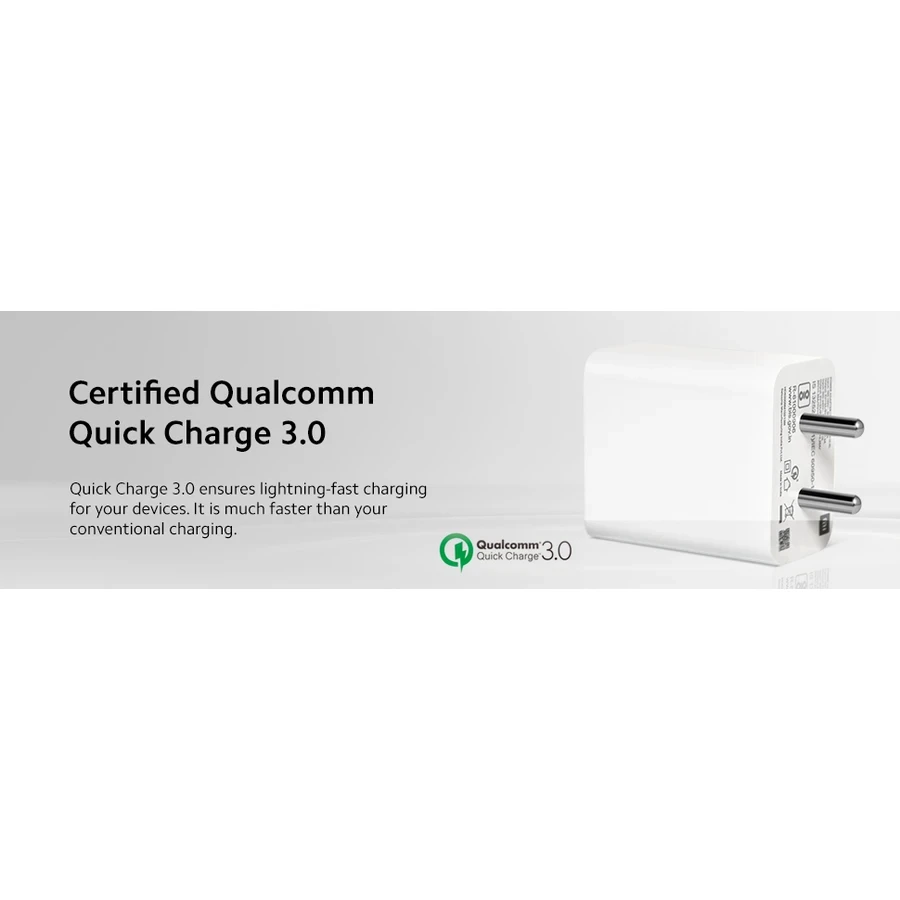 Mi 33W Sonic Charger 2.0 Combo MDY-11-EL - Fast Charging Adapter with 100cm Type C Cable, Safety Protection (White)