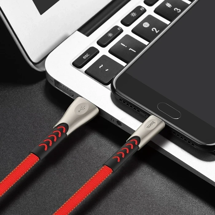 HOCO Superior Speed Charging Data Cable | Type-C High-Fidelity Connectivity Logic | 2.4A Power Matrix | U48
