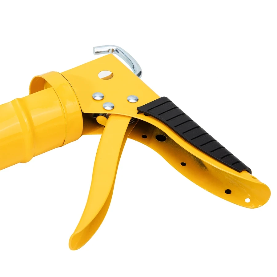Deli 9" (230mm) Professional A3 Steel Skeleton Caulking Gun | Heavy-Duty Manual Silicone & Adhesive Sealant Dispenser | EDL2350