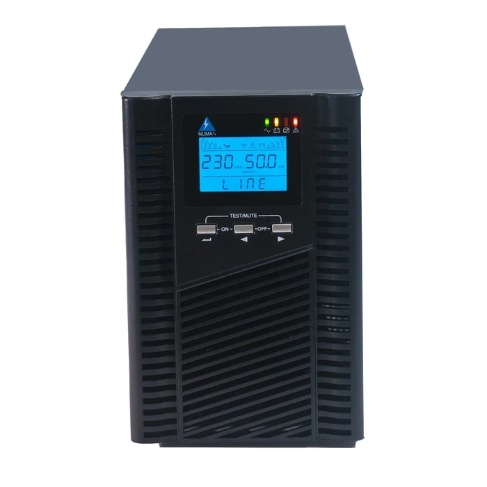 1KVA (1000VA) Built-In Battery (BIB) True Online Double Conversion UPS | 700W–800W Pure Sine Wave 36V DC Power Backup