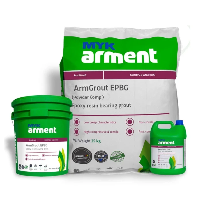 ArmGrout EPBG Two-Part Thixotropic Epoxy Resin Bearing Grout | 3mm to 50mm Heavy Dynamic Load & Bridge Bearing Compound | 6kg Pack