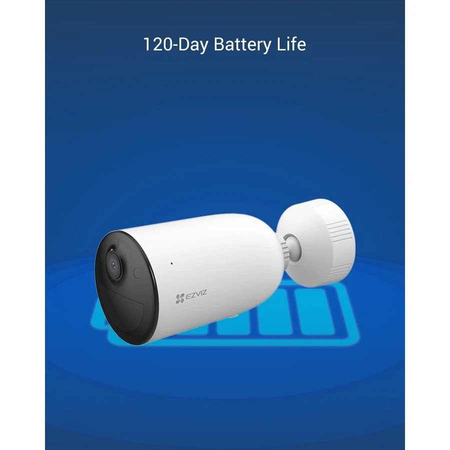 EZVIZ CB3 1080P Wire-Free Outdoor Camera - 5200mAh Battery, Smart AI Detection, Color Night Vision, H.265 (CS-CB3)