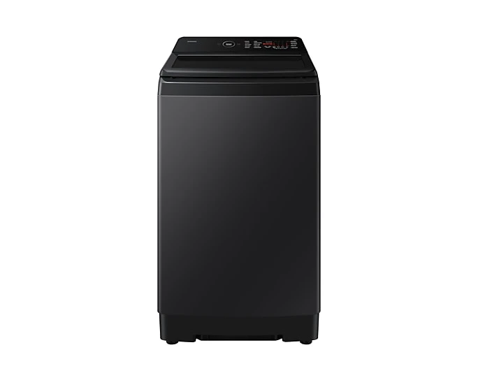 Samsung 8KG Bespoke AI Top Load Washing Machine | Intelligent AI Wash Sensors & SmartThings Wi-Fi App Control | EcoBubble™ & 29-Min Super Speed | 1200 RPM Black Caviar | WA80F08S2BIM