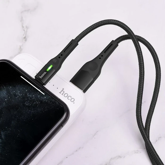 Hoco Celestial Charging Cable | Lightning Connectivity Logic | Aluminum Alloy & Nylon Matrix | S24
