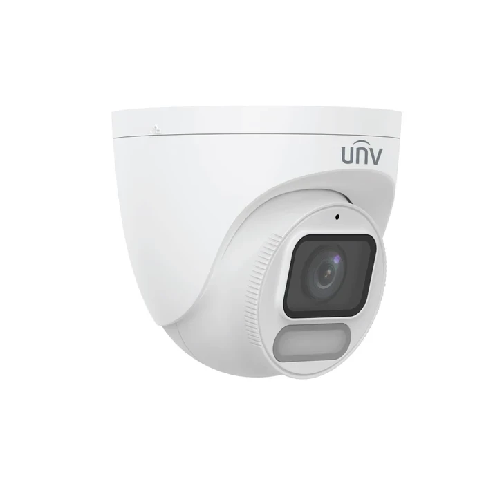 UNV 2.0 MP ColorHunter 1080P Full HD Dome Network Camera | Uniview IP67 Weatherproof PoE Wise-ISP Deep-Vision Eyeball CCTV with Built-in Mic | IPC3622LE-ADF28K-WP-L