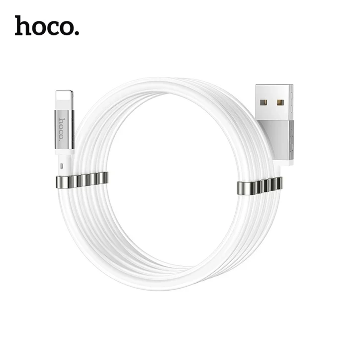 Hoco Magic Magnetic Charging Cable | 10-Magnet Tangle-Free Logic | Stainless Steel Connectivity Matrix | U91