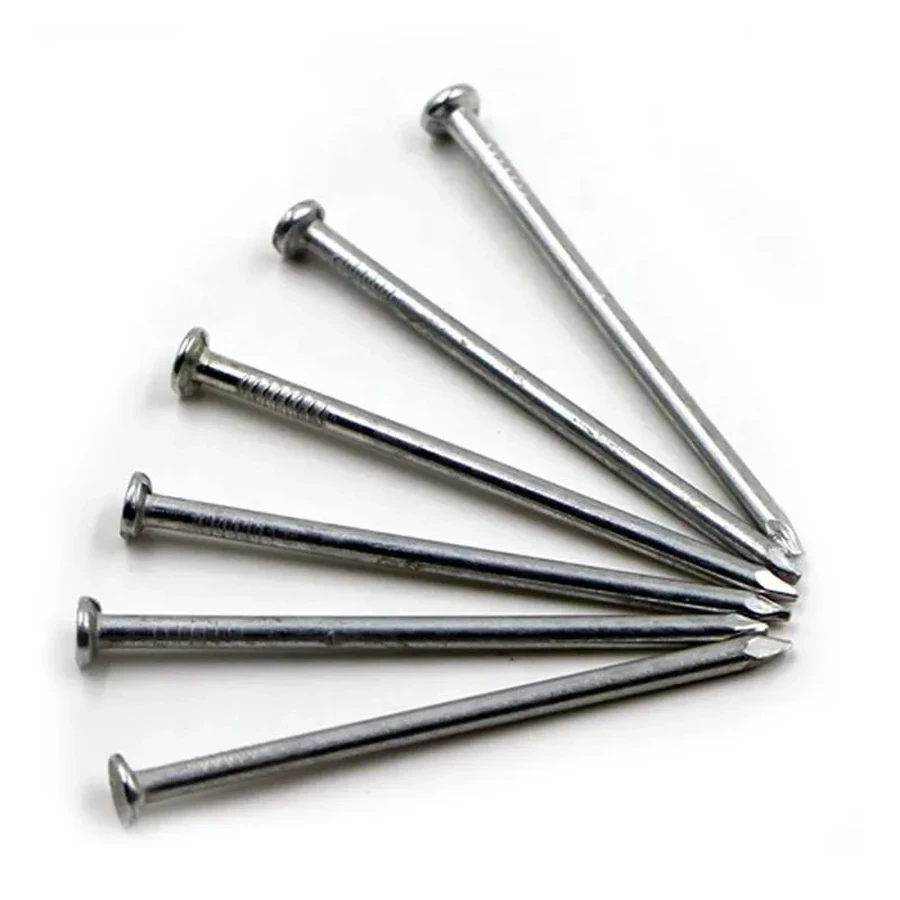 High-Tensile Steel Nails | 1" to 4" Sizes | Polished & Galvanized Finish for Construction Framing, Shuttering, and Woodwork