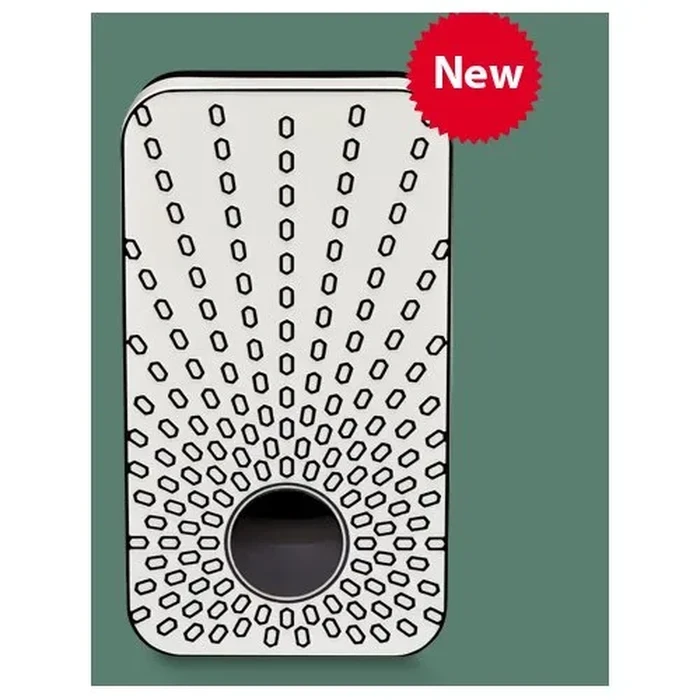 Anchor 38912 Dual Tone Aesthetics Ding Dong Wired Door Bell | 220V 50/60Hz Modern Rectangular Chime (ABS Body, Box Pack)