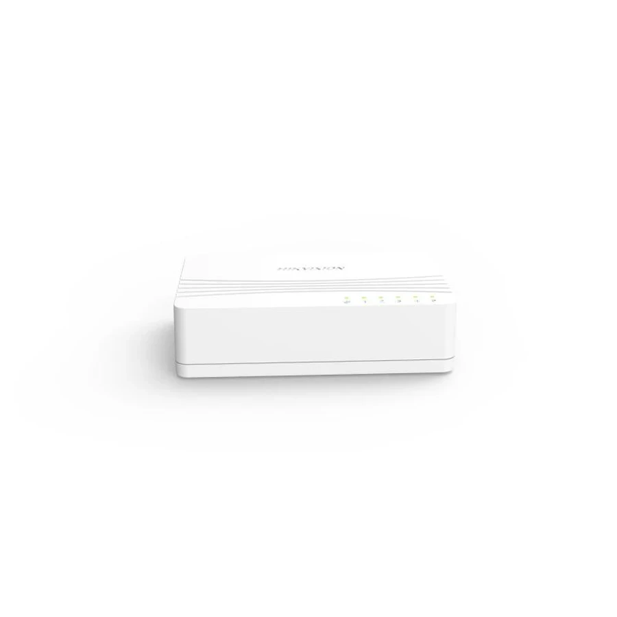 Hikvision Fast Ethernet Unmanaged SOHO Switch | Plug & Play 2kV Surge Protected Desktop Data Hub Eco-Efficient ABS Casing | DS-3E0105D-O (5-Port 1Gbps) / DS-3E0108D-O (8-Port 1.6Gbps)
