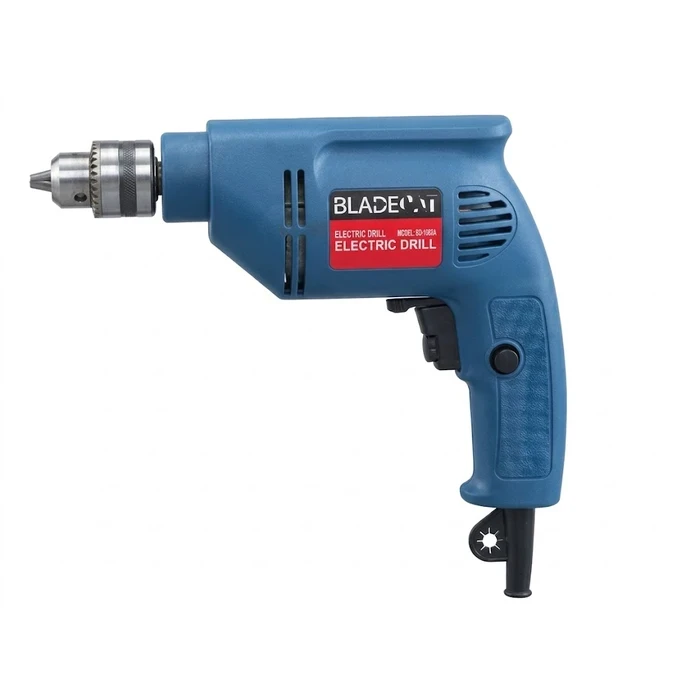 BLACKCAT 350W 10mm Electric Rotary Hand Drill 2600 RPM | Lightweight Compact Wood & Metal Boring Machine with Chuck Key | INED0350-10MM