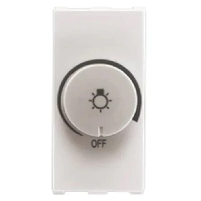 Anchor Roma 66505 450W Dimmer for Incandescent Lamps | 240V Phase-Control Logic | 1-Module Modular | Flame Retardant Shield