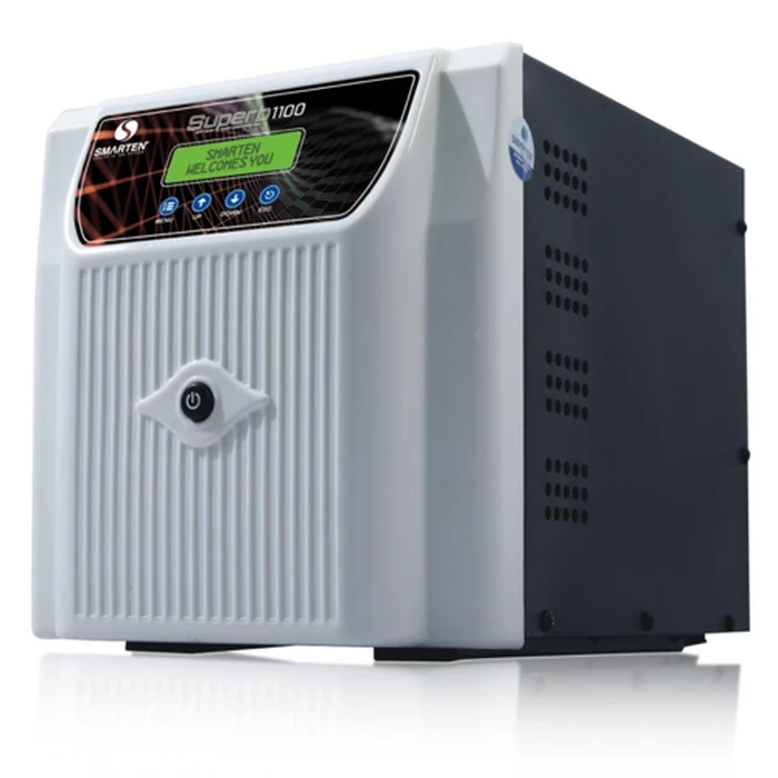 Smarten Superb Series 1100VA 12V Pure Sine Wave Hybrid Solar PCU with Advanced MPPT Controller, Zero-Volt Recovery & 90V Low-Voltage Charging | SUPERB MPPT 1100