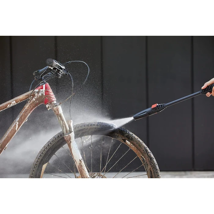 BLACK+DECKER 100 Bar High-Pressure Washer with Spray Lance Gun & 3m Hose | Compact Portable Car, Patio & AC Jet Cleaner | PW1370TD-B5