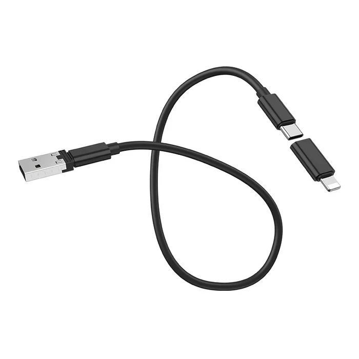 HOCO Treasure Charging Cable Kit | Universal 3A Connectivity Matrix | Integrated Storage Case & Phone Holder | U86