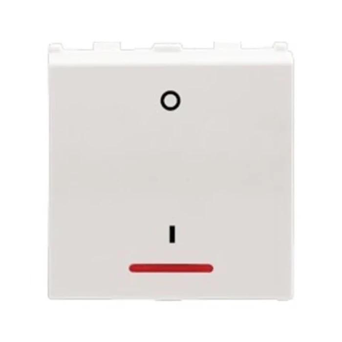 Panasonic 32A 2M Double Pole 1-Way Switch with Indicator | Flame-Retardant Polycarbonate | WIPM51234