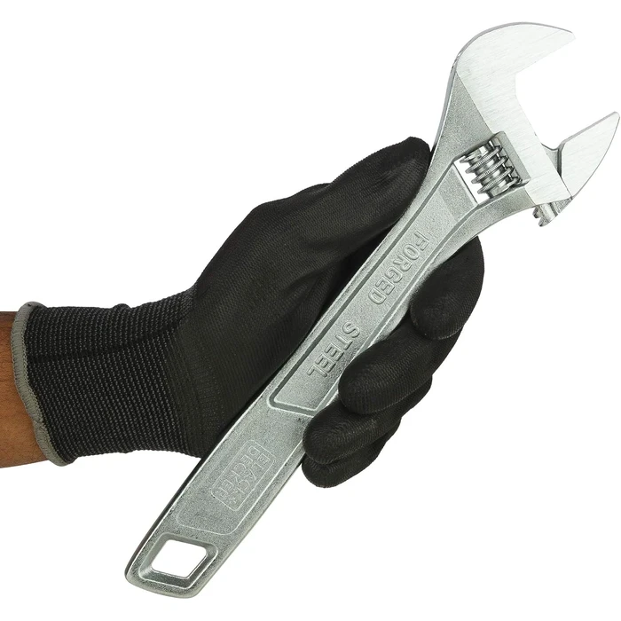 BLACK+DECKER 3-Piece Alloy Steel & Chrome Vanadium Adjustable Wrench Set (150mm, 200mm, 250mm) | Heavy-Duty Mechanical & Plumbing Shifting Spanner Kit | BDHT81590 / BDHT81591 / BDHT81592