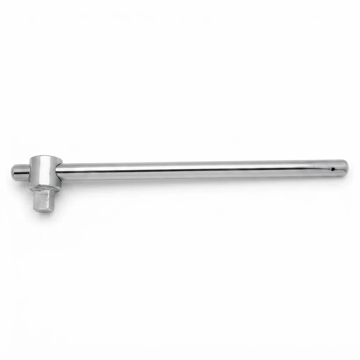 BAUM Heavy-Duty 40 CrV Steel Sliding T-Bar Handle | Full Body Hardened & Oil Quenched Chrome Plated Wrench Meets ANSI/DIN | Model ART 417 (1/2" & 3/4" Drives)