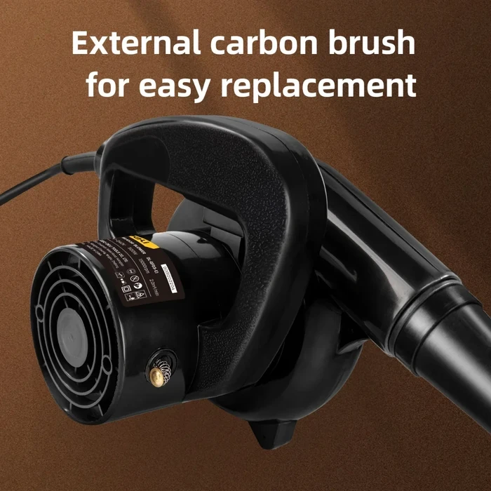 Deli 500W Professional 2-in-1 Dual Function Aspirator Blower | Heavy-Duty 13000rpm Electric Handheld Air Duster & Suction Vacuum with 2.0m³/min Wind Volume | EDL-GF03-E1