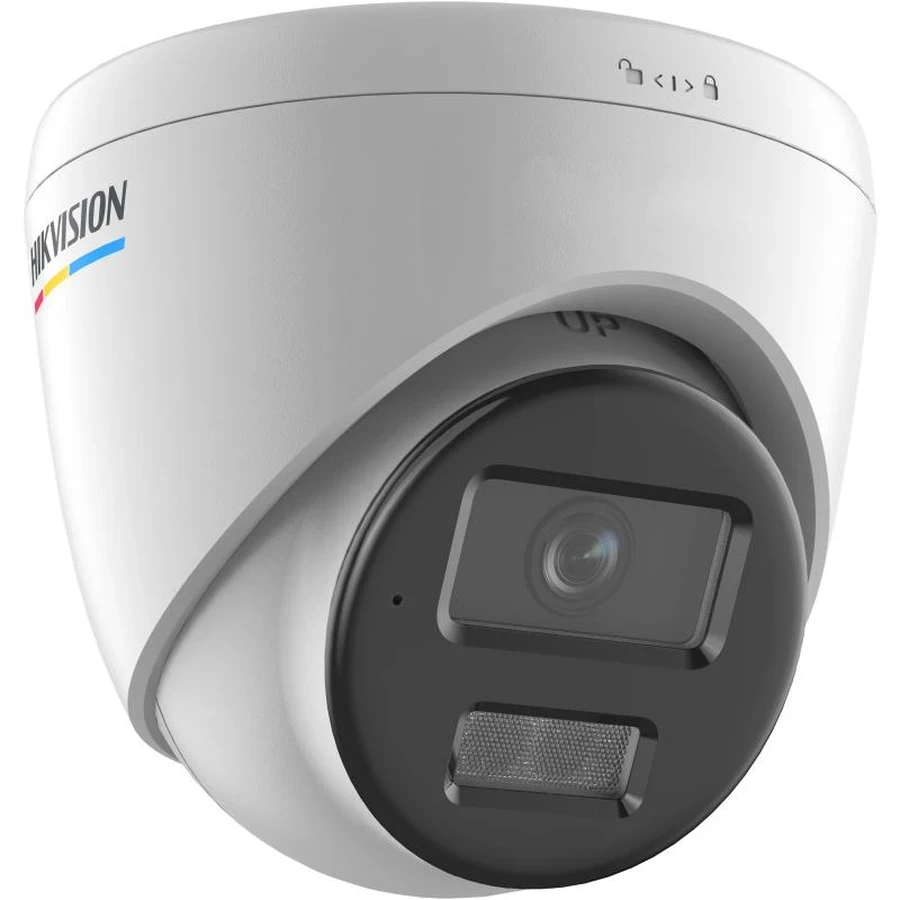 Hikvision 2MP ColorVu Smart Hybrid Light Turret Camera | Built-in Mic | Human & Vehicle Detection | IP67 | DS-2CD1327G2H-LIU